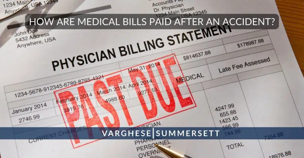medical bills paid after an accident