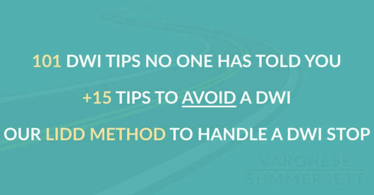 101 DWI Facts – Plus 15 Actionable Tips to Avoid a DWI