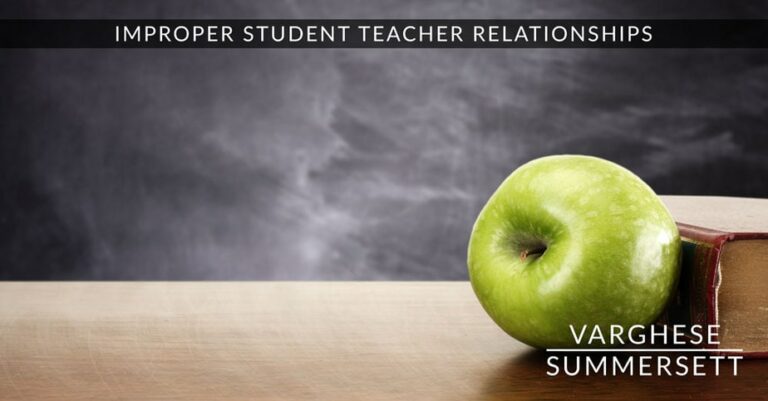 Improper Relationship Between Teacher and Student in Texas