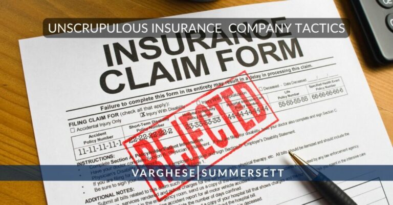 Unscrupulous Insurance Company Tactics In Accident Claims