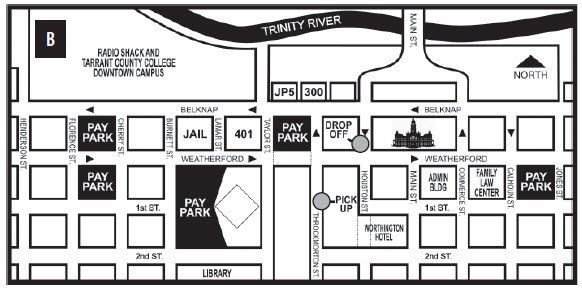where to park for Tarrant County Court