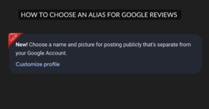 how to leave an anonymous reivew