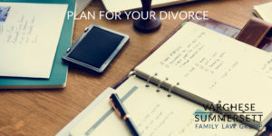 plan for your divorce