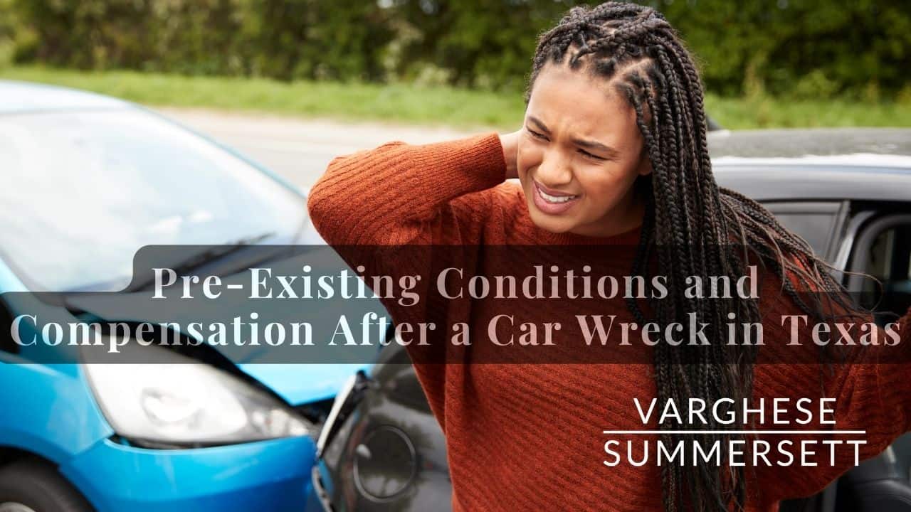 Pre-existing Conditions Affect Car Accident Claims
