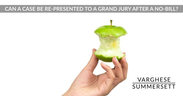 Can Prosecutors Re-Present to Grand Jury After a No-Bill?