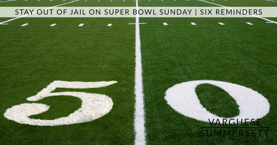 stay out of jail on super bowl sunday