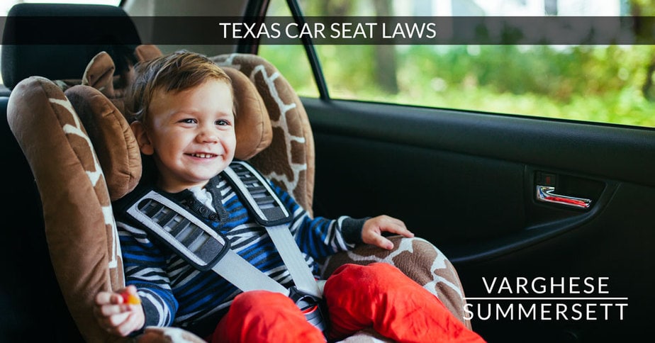 leyes sobre sillas de coche en texas