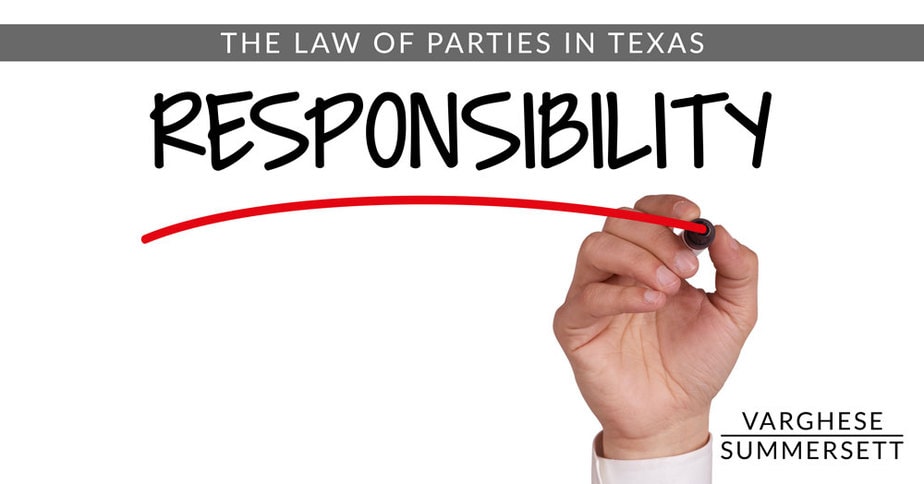 la ley de partes en texas
