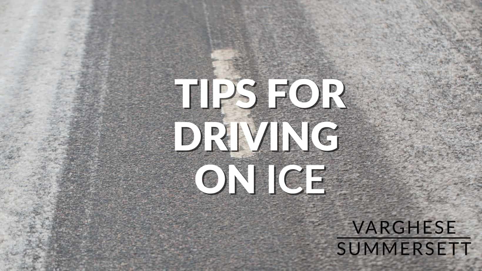 consejos para conducir sobre hielo en Texas
