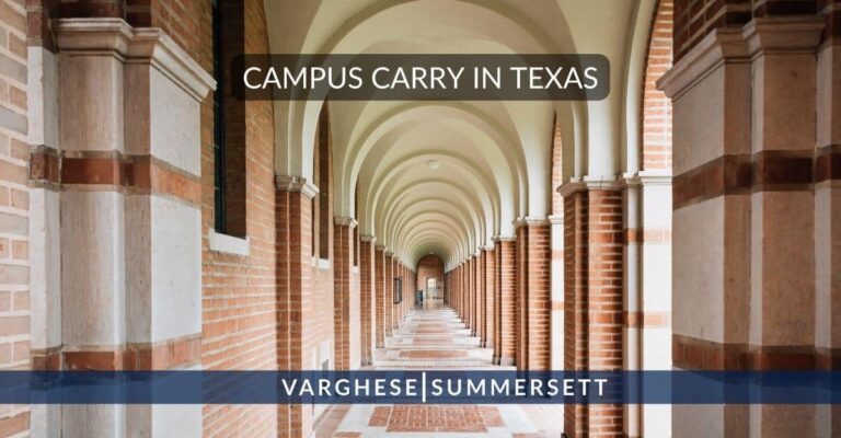 Campus Carry and Age Requirements for Gun Possession in Texas