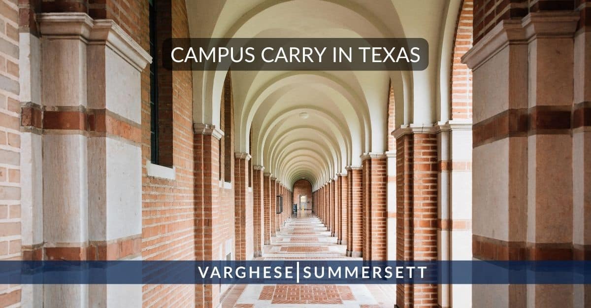 Cómo entender el portar armas en los campus universitarios de Texas