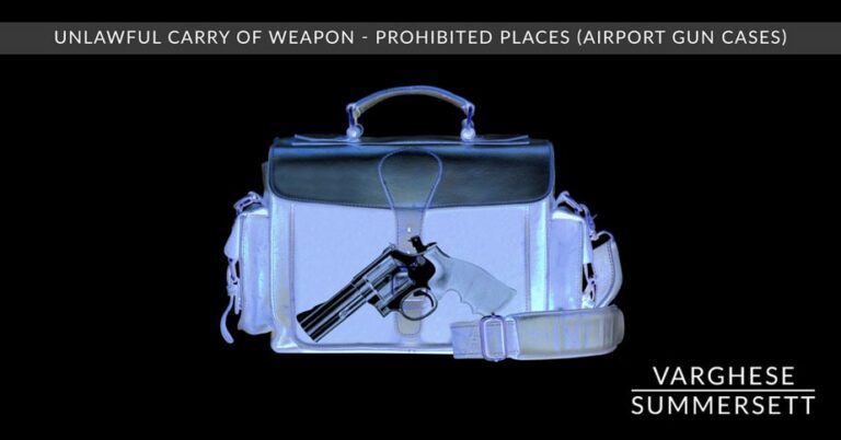 Unlawful Carry at an Airport | Prohibited Places