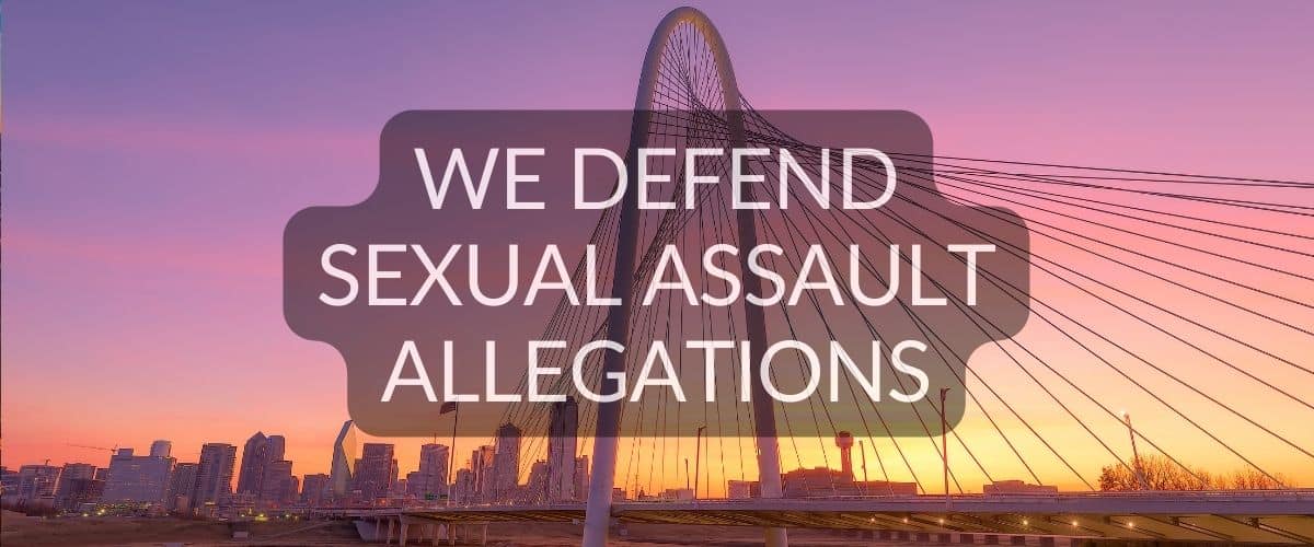 we got sexual assault allegations