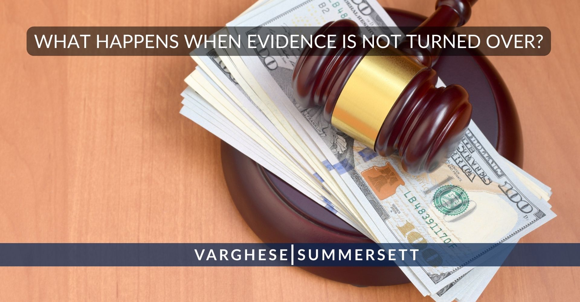 what happens when evidence is not turned over