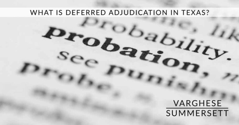 What is Deferred Adjudication in Texas?